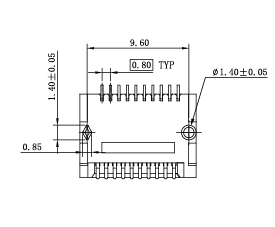 WHSFP30111F002 25G 1 × 1  SMD SFP镀金厚度30U  Connectors