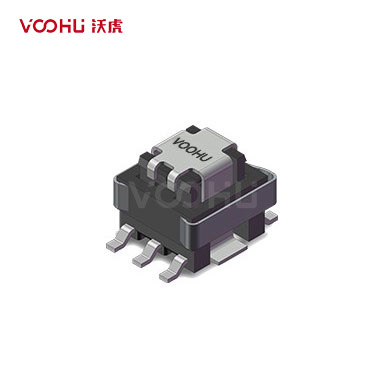 WHPT-EE050-010 L(μH)3000  最大 IR(A) 20  匝数比1:125  隔离(VAC)1000 尺寸EE5 电流互感器