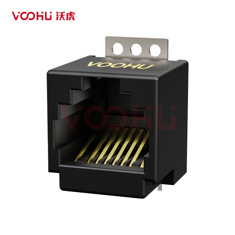 SYT52D1188IWW6SB3009  180°立式  1*1 SMD  开口朝上  RJ45
