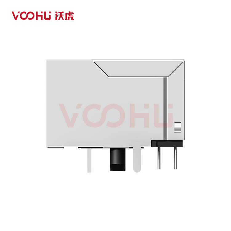 SYT59211118AA2A3DY1027 90&deg; 侧面插入 1*1 开口朝下 LED G/Y 带屏蔽 DIP RJ45