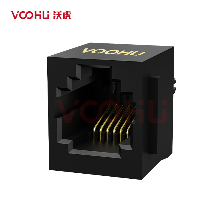 SYT5222E1166IWA1DY1017 180°立式  1*1 开口朝上 无LED DIP  RJ11