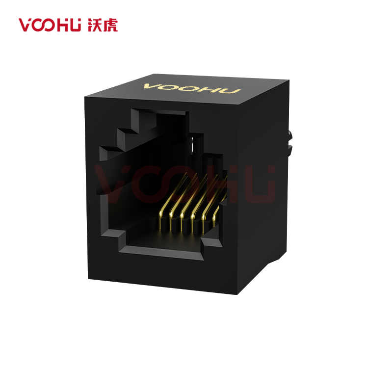 SYT52221166IWA1DY1017 180°立式  1*1 开口朝上 无LED DIP  RJ11