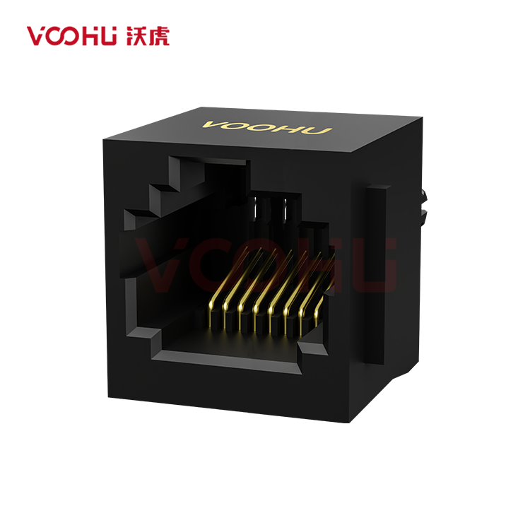 SYT5222E1188IWA1DY1017 180°立式  1*1 开口朝上  无LED DIP  RJ45