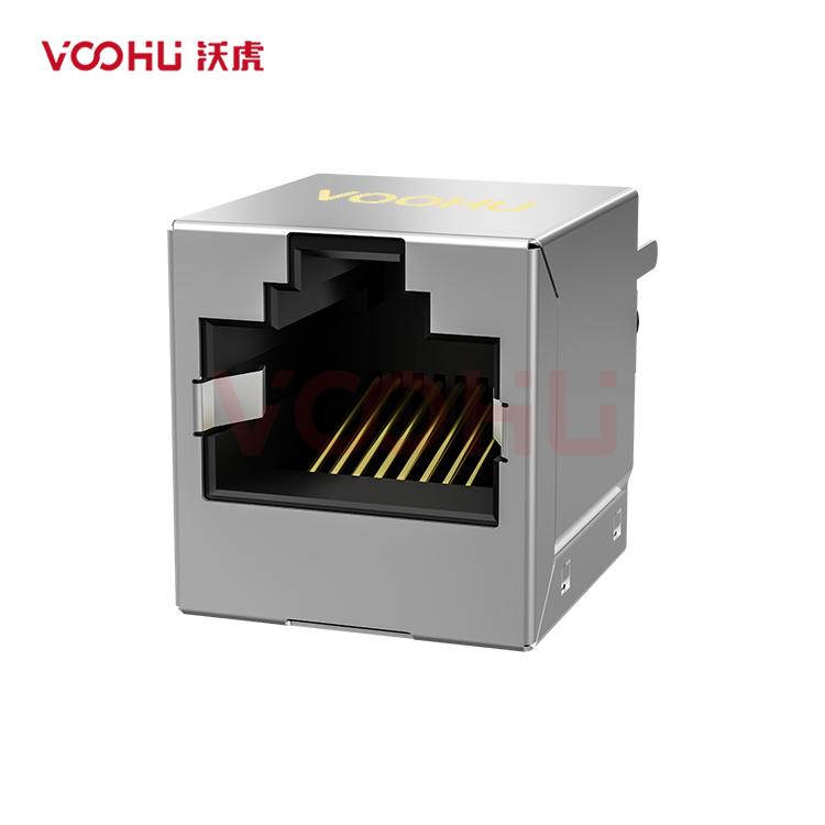 SYT52241188GWA3D1Y1027 180°立式  1*1 开口朝上 无LED DIP  RJ45