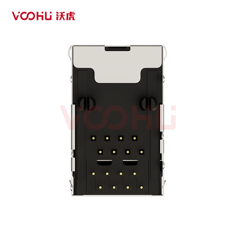 SYT59212188HWA1DY1A022短体 90&deg; 侧面插入 2*1 开口朝上/下 无LED DIP RJ45