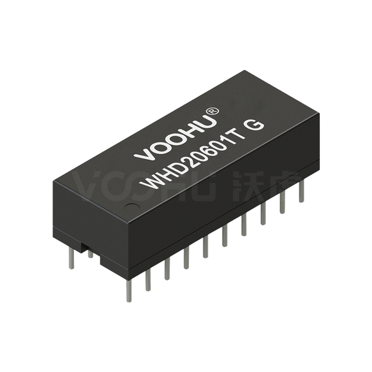 WHD20601TG  双口 DIP 百兆 PIN20 non-PoE 以太网变压器