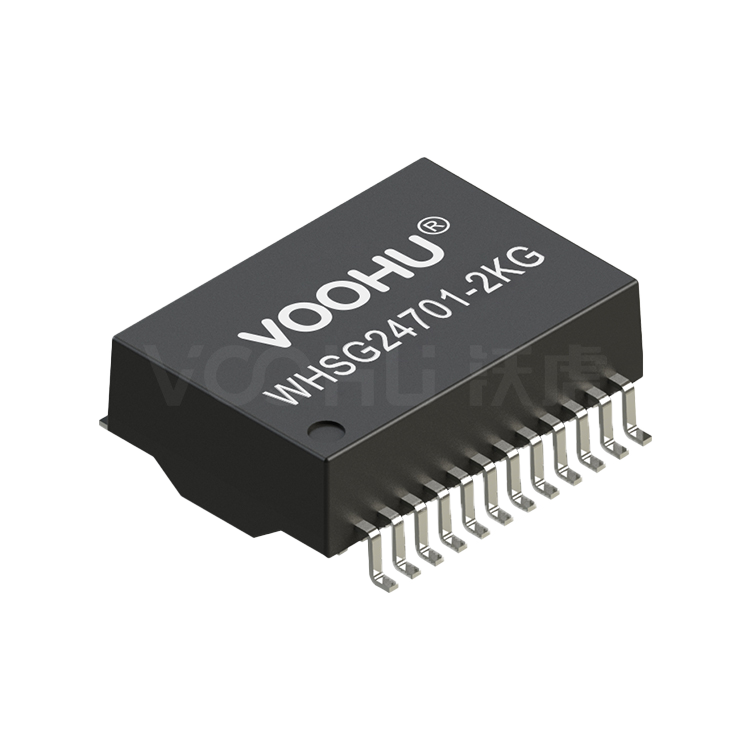 WHSG24701-2KG 单口 SMD 千兆 PIN24 non-PoE 以太网变压器