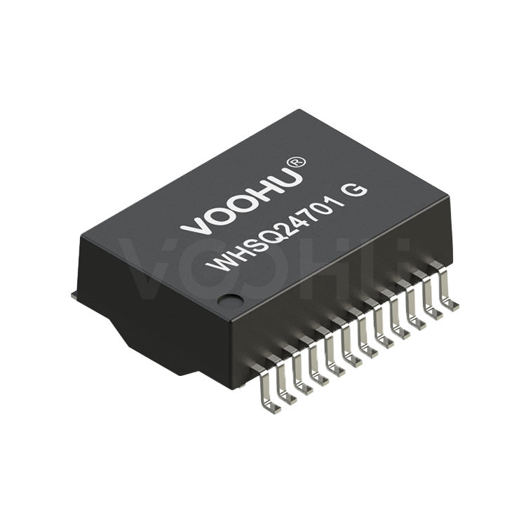 WHSQ24701G 单口 SMD 2.5G/5G  PIN24 non-PoE 以太网变压器