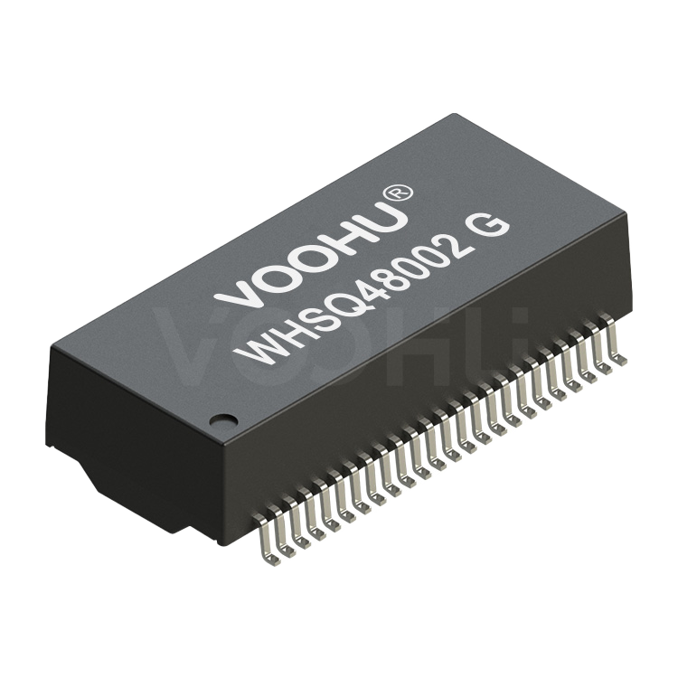 WHSQ48002G 双口 SMD 2.5G/5G  PIN48 4PPoE 以太网变压器
