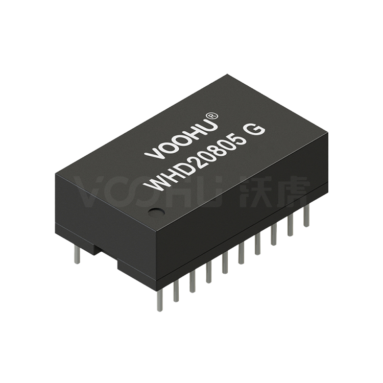 WHD20805G 双口 DIP 百兆 PIN20 non-PoE 以太网变压器