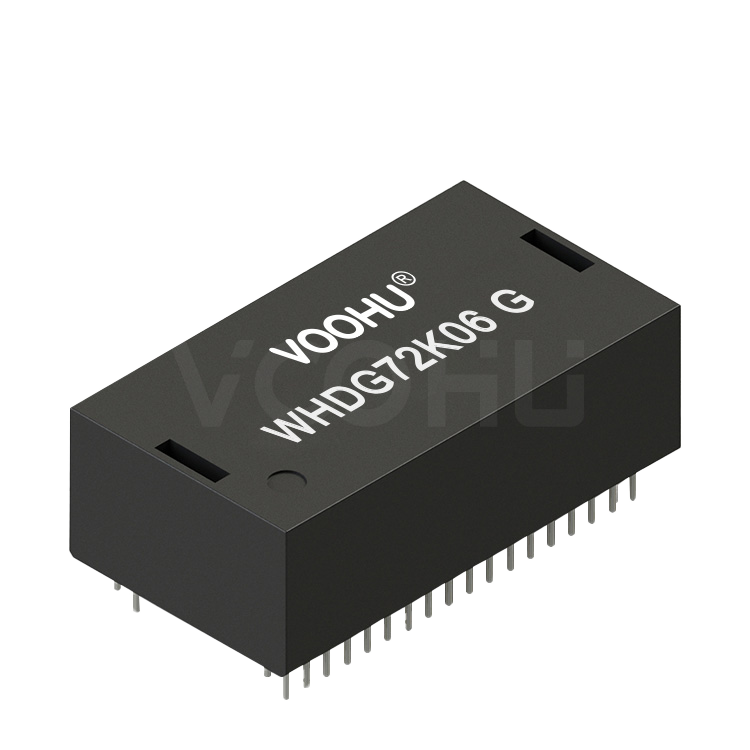 WHDG72K06G 四口  DIP 千兆 PIN72 non-PoE 以太网变压器