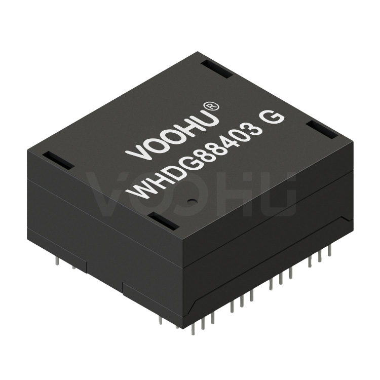 WHDG88403G Quad Ports DIP Gigabit Base-T PIN88 non-PoE  Lan Transformer