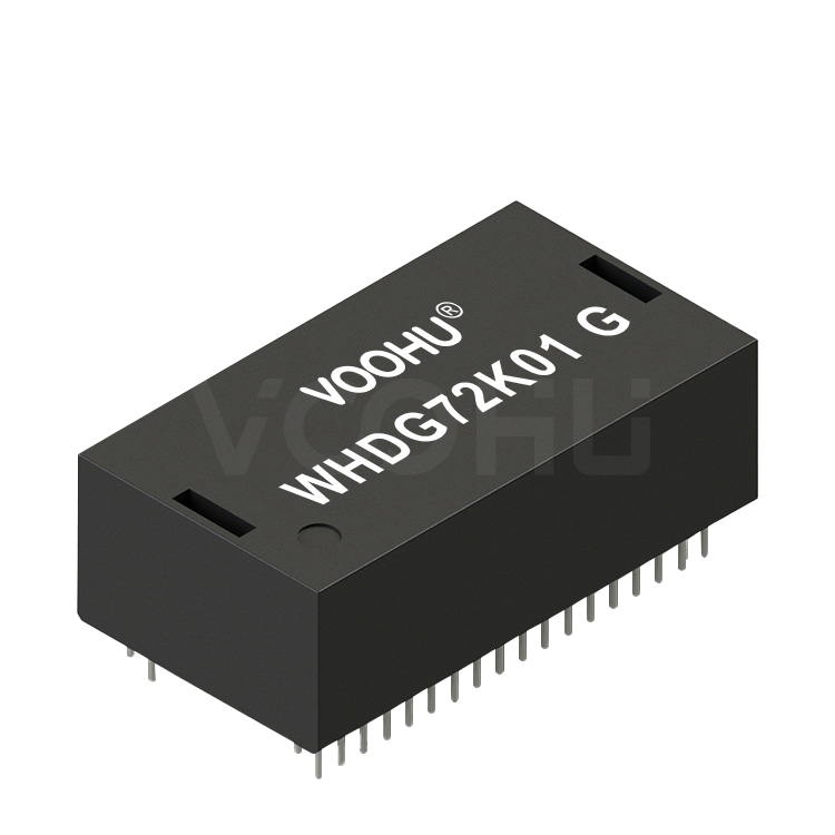 WHDG72K01G 四口 DIP 千兆 PIN72 non-PoE 以太网变压器