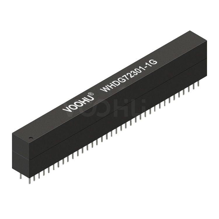 WHDG72301-1G 四口 DIP 千兆 PIN72 non-PoE 以太网变压器