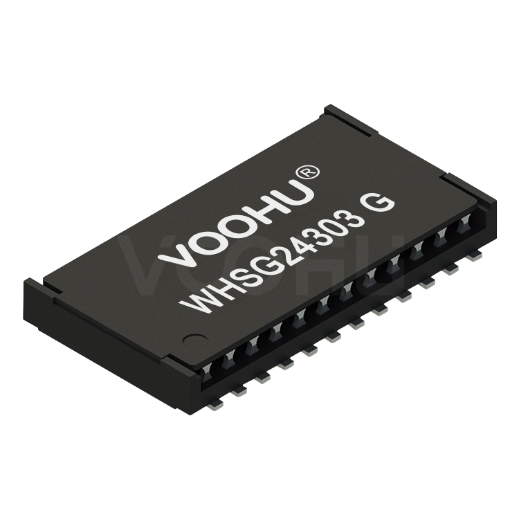 WHSG24303G 单口 SMD（低高度）千兆 PIN24 non-PoE 以太网变压器