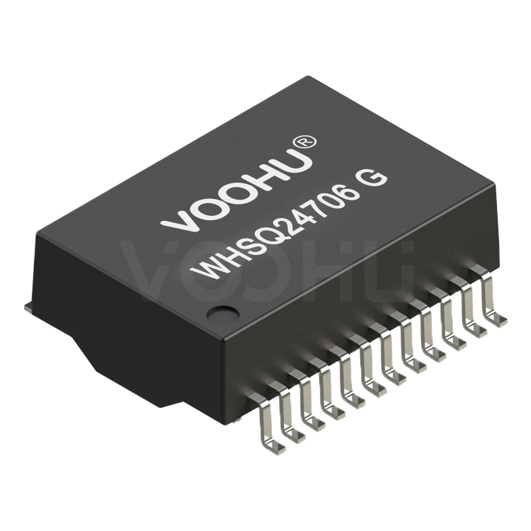 WHSQ24706G 单口 SMD 2.5G/5G  PIN24 4PPoE 以太网变压器