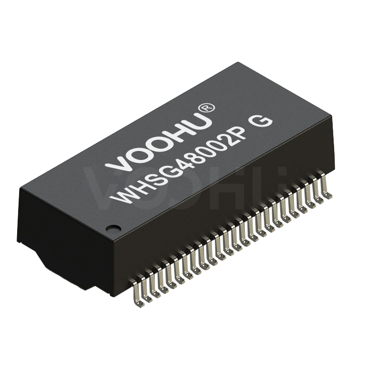WHSG48002PG 双口  SMD 千兆 PIN48 4PPoE 以太网变压器