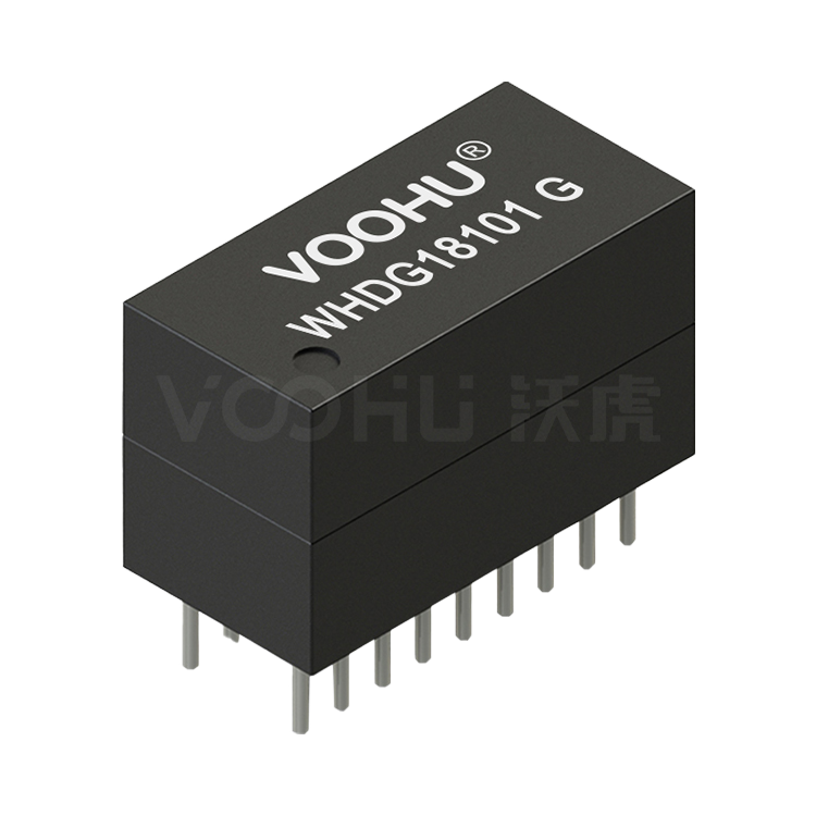 WHDG18101G 单口 DIP 千兆  PIN18 non-PoE  以太网变压器