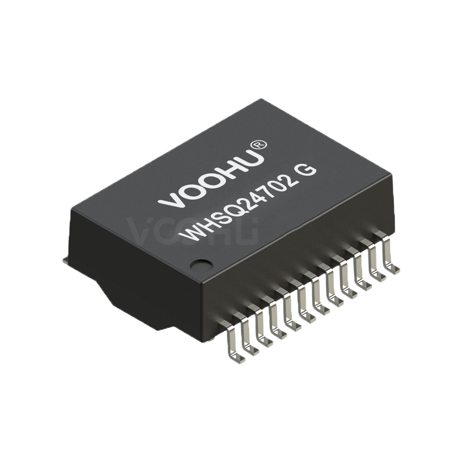 WHSQ24702G Single Port SMD 2.5G/5G  PIN24 4PPoE Lan Transformer