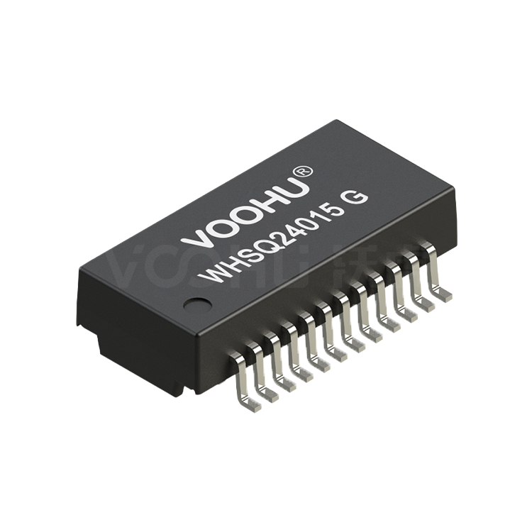 WHSQ24015G 单口 SMD 2.5G/5G  PIN24 4PPoE 以太网变压器