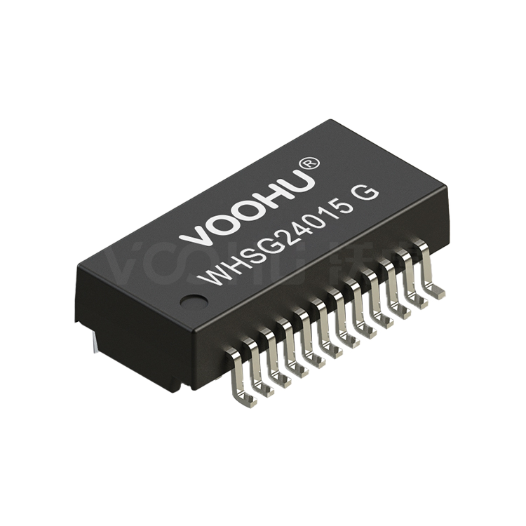 WHSG24015G 单口 SMD 千兆 PIN24 4PPoE  以太网变压器