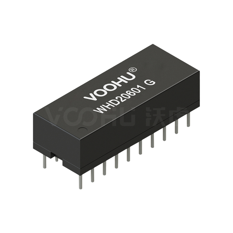 WHD20601G  双口 DIP 百兆 PIN20 non-PoE  以太网变压器