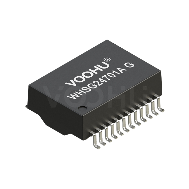 WHSG24701AG 单口 SMD 千兆 PIN24 4PPoE 以太网变压器