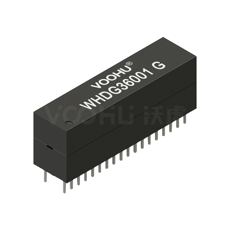 WHDG36001G 双口 DIP 千兆 PIN36 non-PoE 以太网变压器