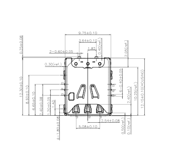 WHNS110-T1151-01 适配类型Nano SIM  直插式 SMT 支持热插拔 Nano SIM SD卡座