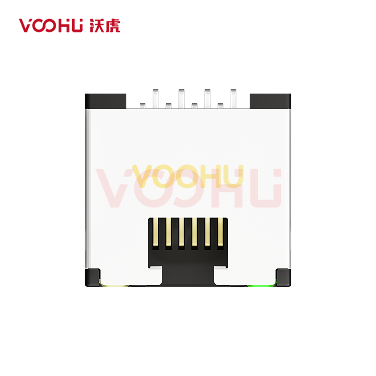 SYTCB431188AB1WA6DB1B075  90&deg; 侧面插入 1*1 开口朝上 沉板4.3 DIP带屏蔽  沉板RJ45连接器