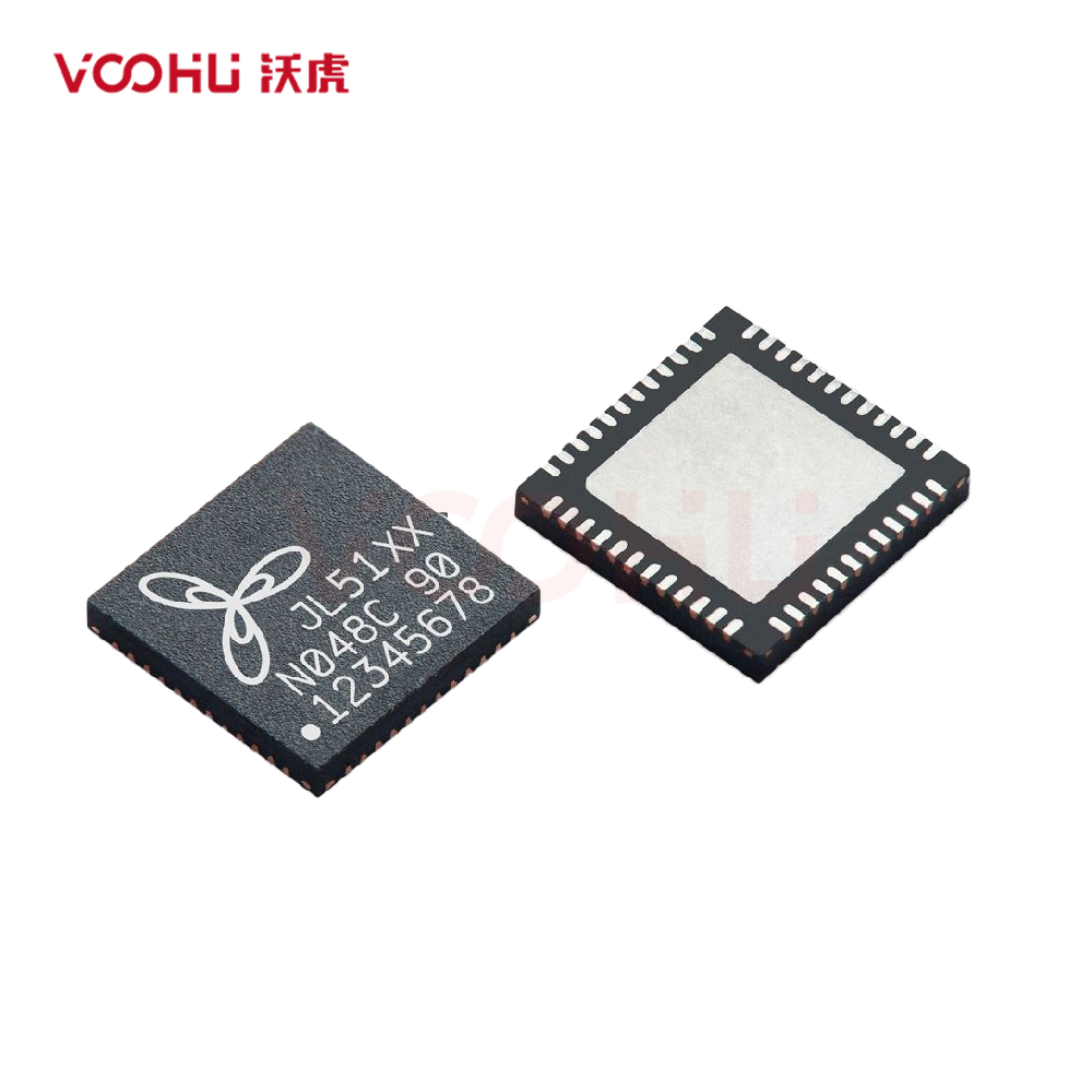 JL5108C-NI 10/100M NA NA 3.3V(1.1V)1 -40-85℃ 9*9mm 以太网交换芯片