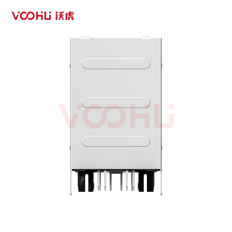 SYT21Q042GWA5D068 90&deg; 侧面插入 2*1 开口朝上/下 1000BASE DIP RJ45