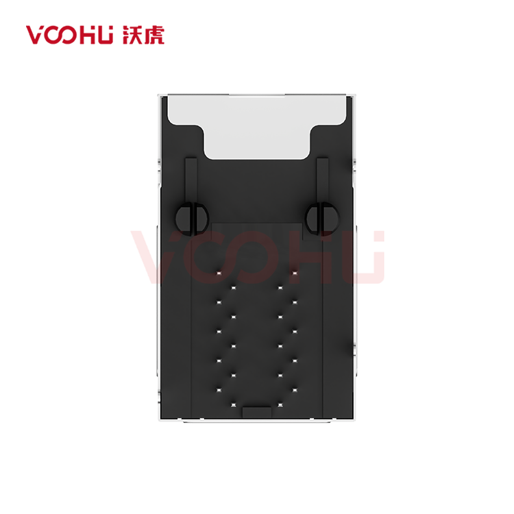 SYT21Q042GWA5D068 90&deg; 侧面插入 2*1 开口朝上/下 1000BASE DIP RJ45