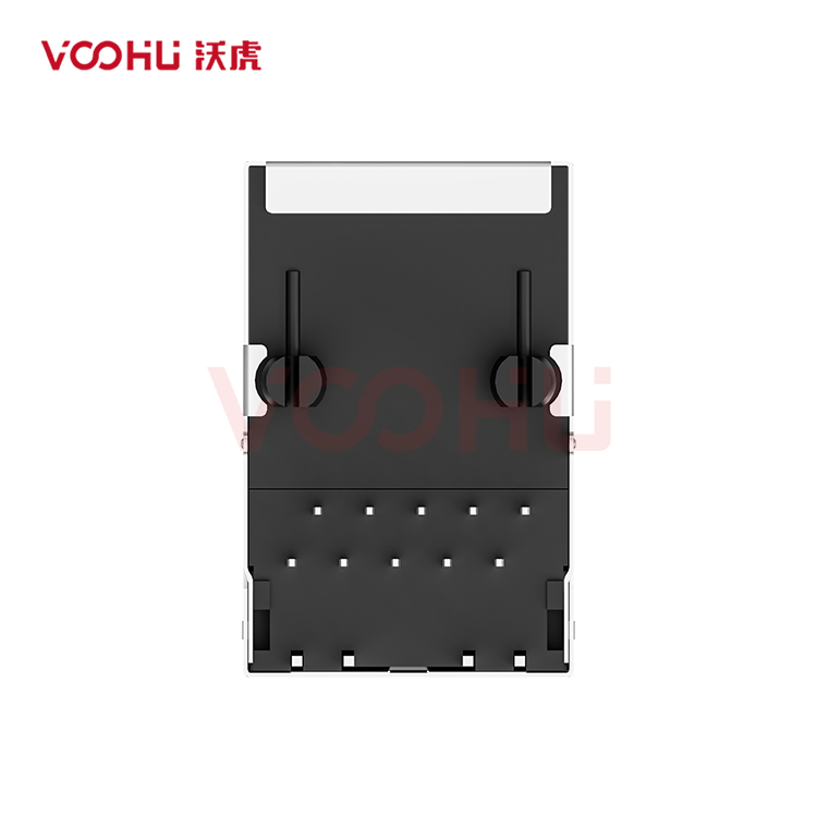 SYT311Q070AJ3A4DN  90&deg; 侧面插入 1*1 开口朝上 GY/G 100/1000M  DIP RJ45