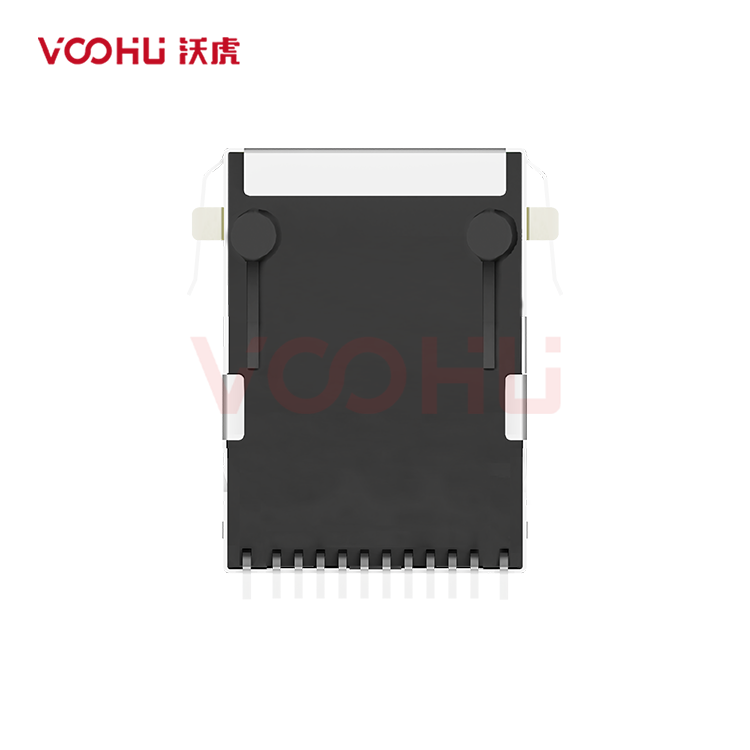 SYT311B093DA2A7S009  90&deg;  1*1 开口向上 LED G/Y 带弹片 SMT 10/100BASE  RJ45