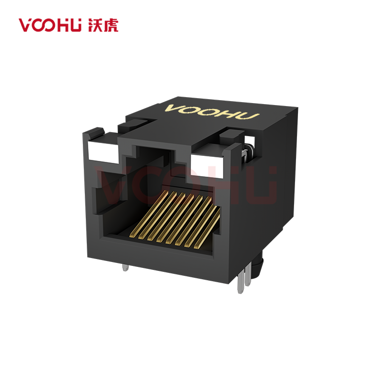 SYT211B002KG1A15DBH22 90&deg; 侧面插入 1*1 开口朝上 GY/GY 10/100BASE  RJ45
