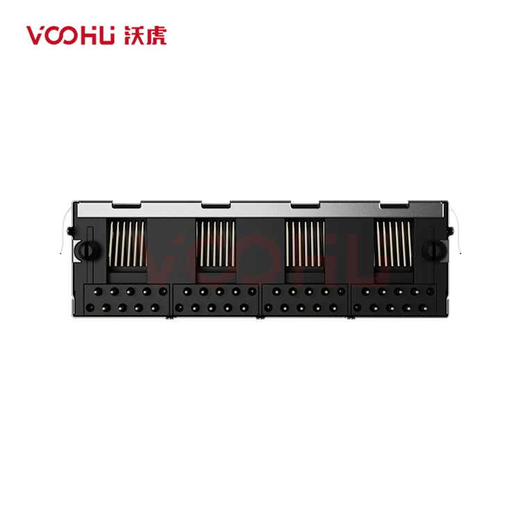 SYT56221488HWA1DY1187  开口朝下  1X4 带屏蔽带弹片  RJ45