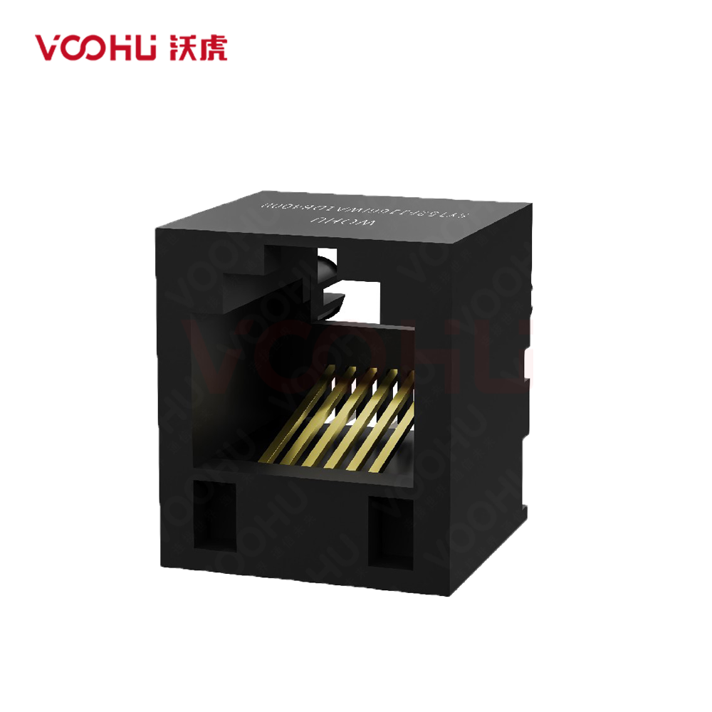 SYT52F1166IWA1DB4008  RJ11 1*1 180°  开口朝上
