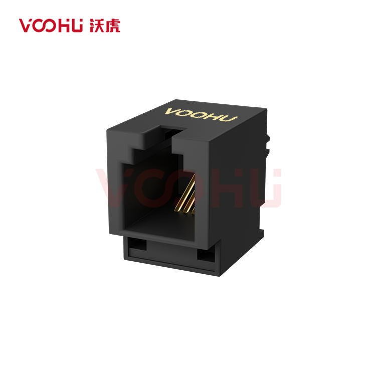SYT52F1166IWA1DB4K134  RJ11 1*1 180°  开口朝上