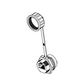 WH14800504A042  RJ45 插座  面板  带夹头螺丝