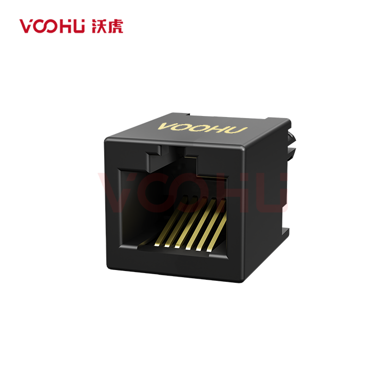 SYT52T1166IWA1DY1008  RJ11 1*1 180° 52T 开口朝上