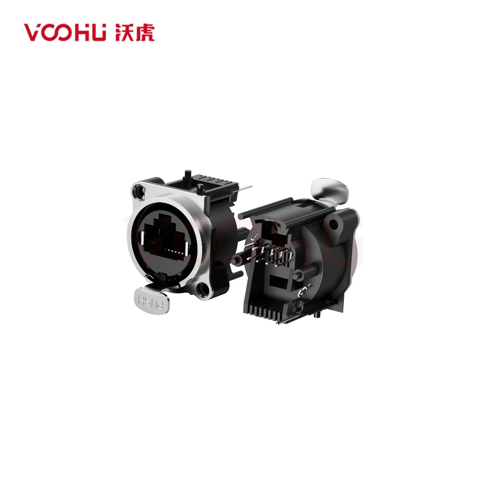 WHA80001051AB33  板上DIP：180度插板  工业温度 -40℃～+85℃  卡侬自锁系列