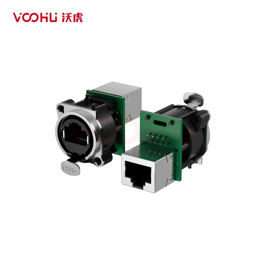 WHA80001051AB33  接线方式：RJ45/180度直通  工业温度 -40℃～+85℃  卡侬自锁系列
