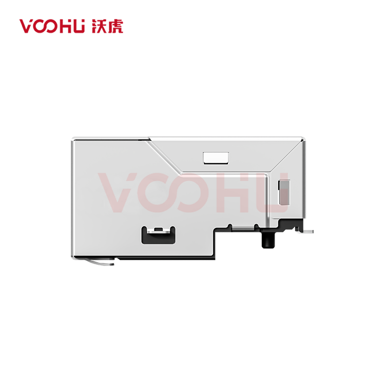 SYT211Q106AB2A7CBS057  90&deg;  1*1 开口朝上 100/1000M LED G/Y  SMT RJ45