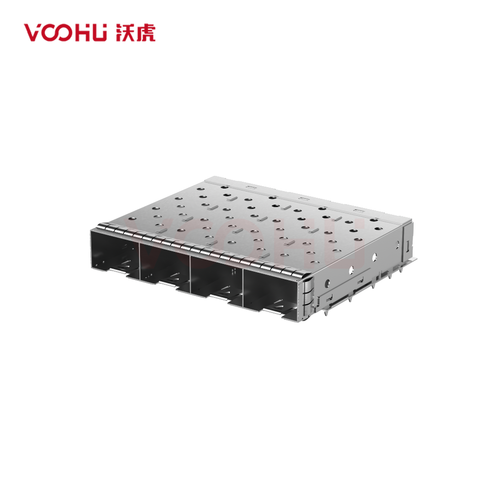 WHSFP30614W039 SFP28 1×4 25G Cage 光纤笼子