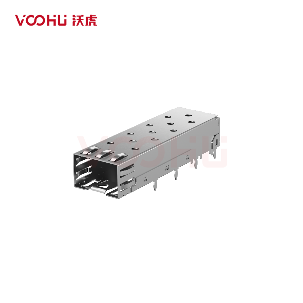 WH81-111-00006-1 SFP 1 × 1 5G Cage Solder  光纤笼子