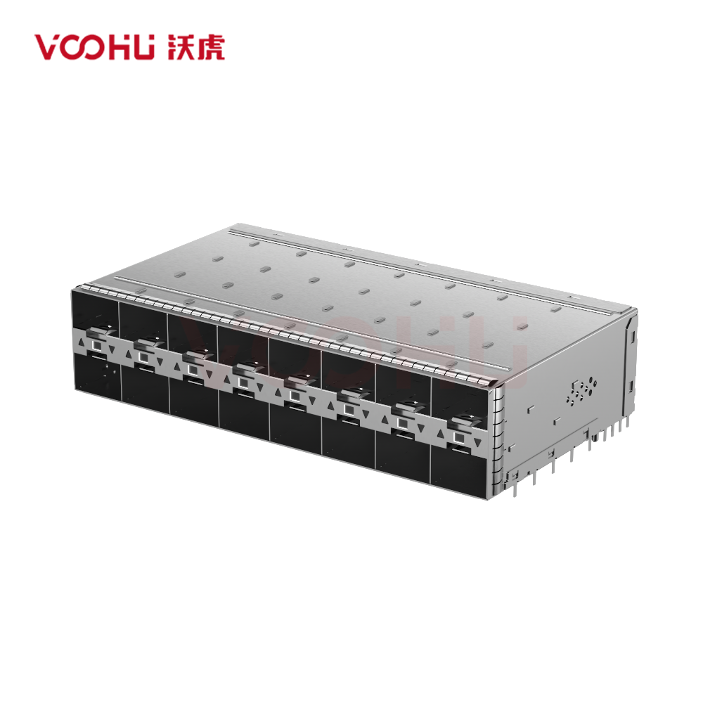 WHSFP32528F002 SFP28 2×8 25G Cage+Connectors 光纤笼子