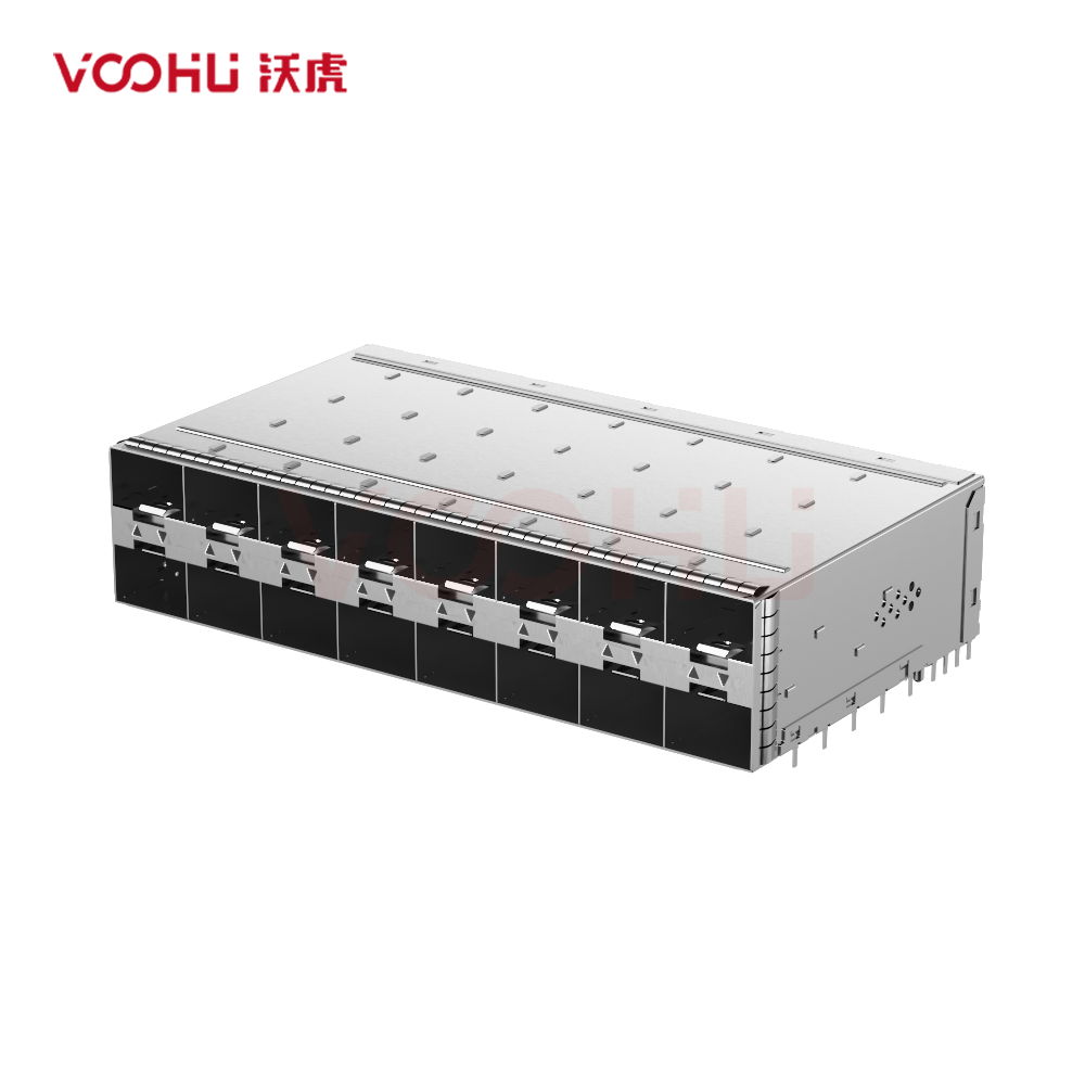 WHSFP32228F002 SFP28 2×8 25G Cage+Connectors 光纤笼子