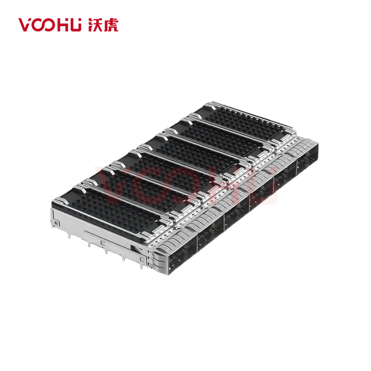 WHSFP30816W010 SFP28 1×6 25G Cage Heat Sink 光纤笼子