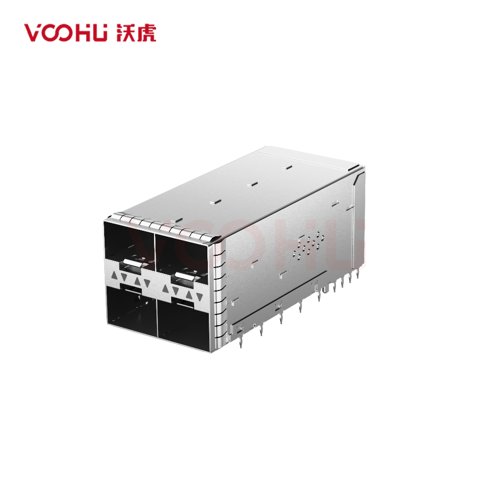 WHSFP32122F005 SFP28 2×2 25G Cage+Connectors 光纤笼子